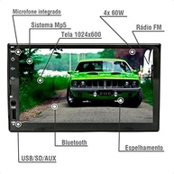 Central Multimídia H-Tech HT-3001: Som Automotivo com Tela 7" e Conectividade Total - imagem 3