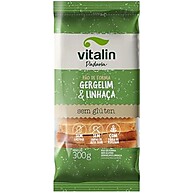 Pão Sem Glúten Vitalin Gergelim & Linhaça 300g - imagem 1