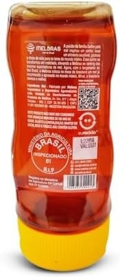 Mel Puro Flores Laranjeira- Melbras Squeeze 300g- Mel Brasil - imagem 1