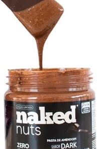 Naked Nuts Pasta de Amendoim Dark Chocolate, 300g - imagem 1