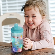 Copo Pisca-Pisca Nuby com Bico Rígido 300ml - Turquesa | Térmico, Antivazamento e Livre de BPA - imagem 3