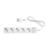 Filtro de Linha Inteligente Intelbras EWS 305: 5 Tomadas, Controle por App e Voz (Alexa/Google) - imagem 1