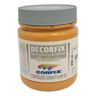 Tinta Decorfix Brilhante 305 Ocre Ouro 250ml - Acabamento Premium para Projetos Criativos - imagem 1