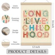 Quadro Infantil Decorativo Boho 30,5x40,6cm - Estilo Bohemian para Quarto de Meninos e Meninas - imagem 4