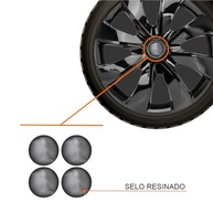 Jogo Calota Aro 14 Prime Black: Estilo e Proteção para Peugeot 206, 207, 208, 307, 4008 e Hoggar - imagem 3