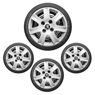 Jogo de Calotas Aro 14 Esportivas para Peugeot 206, 207 e 307 - Emblema Preto (4 Peças) - imagem 2
