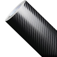 Adesivo Fibra de Carbono 4D Preto 1,50m x 30cm: Envelopamento Automotivo Premium - imagem 1