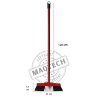 Kit 2 Vassouras de Pelo Sintético 30cm com Cabo e Base de Madeira – Leve, Resistente e Eficiente para Pisos Lisos - imagem 4