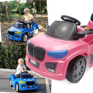 Carrinho de Passeio e Pedal Infantil Maral BM Car Rosa - Até 30kg - imagem 2