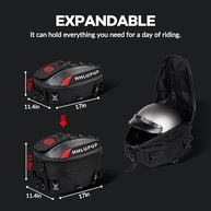 Bagageiro Baú Mochila Motocentric 30L Vermelha: Aventura e Estilo para Sua Moto - imagem 3