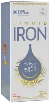 Kit 2X: Iron (Ferro) Líquido Baby & Kids True Source 30ml - imagem 1