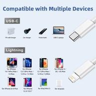 Cabo iPhone 30W: Carregamento Turbo e Dados! - imagem 2