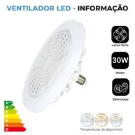 Luminária de Teto com Ventilador LED 30W - imagem 2