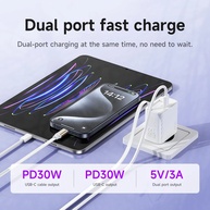 Carregador HOCO 30W GaN: Turbo para seu iPhone ou Samsung! - imagem 2