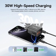 Vention 30W GaN: Carregador Rápido USB-C - imagem 3
