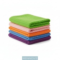 Kit 5 Panos de Microfibra Multiuso - Alta Absorção, Laváveis e Reutilizáveis, 30x30cm - imagem 4