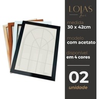 Kit 2 Molduras A3 30x42cm com Acetato - Proteção Elegante para Diplomas e Fotos - imagem 4
