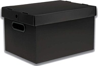 Caixa Organizadora Prontobox Polycart 7010-PT Preta – 310x230x190mm - imagem 2