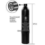 Tanque de Ar TUXING 0.5L 31Ci: Potência e Segurança para Paintball, PCP e Mergulho - imagem 2
