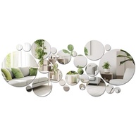 Adesivos de Parede Espelho Acrílico 32 Peças - Decore com Estilo e Brilho - imagem 2