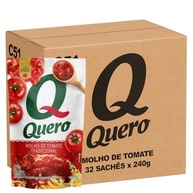 Caixa Molho de Tomate Quero Tradicional 240g 32 Un. - imagem 2