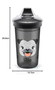 Lillo Copo de Transição Antivazamento 320ml Eco Max - Seguro e Sustentável para Crianças - imagem 3