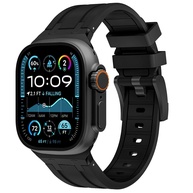 Pulseira masculina de titânio Wingle para Apple Watch Ultra 3/2/1 de 49 mm, séries 11 10, 46 mm, 45 mm, 44 mm e 42 mm, SE 3/2/1 séries 9, 8, 7, 6, 5, 4, 3, 2, 1, resistente e leve de titânio - imagem 1