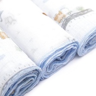 Babete Papizinha Estampada 32cm x 32cm - 3 Unidades Macias e Absorventes para Bebês - imagem 4