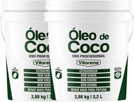 Kit 2 Óleo De Coco Extra Virgem Balde 3,2l Vitorena - imagem 1