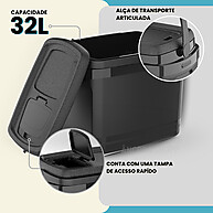 Kit Caixas Térmicas Soprano: 5L, 12L e 32L - imagem 2