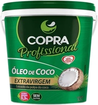 Balde Óleo De Coco Extra Virgem 3,2l Copra + Sal Rosa 200g - imagem 1