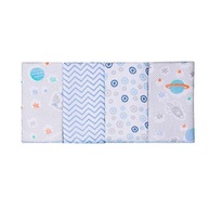 Paninho de Boca Estampado Karinho 32x32cm | 4 Unidades 100% Algodão Macio para Bebês - imagem 2