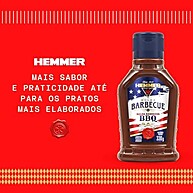 Molho Barbecue Hemmer 330g: Sabor Defumado Irresistível! - imagem 2
