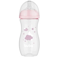 Mamadeira Buba Easy Flow Nuvem Rosa 330ml - Anticólica e Livre de BPA - imagem 2