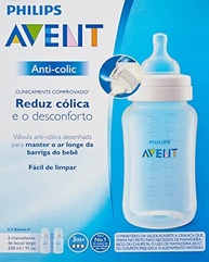 Mamadeira Anti-Cólica Duplo Pack 330ml - Philips Avent Transparente - imagem 4