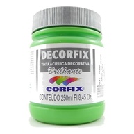 Tinta Acrí­lica Brilhante 250ml DECORFIX - Verde Folha - 334 - imagem 2