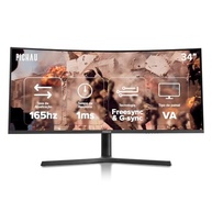 Monitor Gamer | Pichau Nexus 34 Neo | 34" Curvo VA Ultrawide WQHD 165Hz 1ms | FreeSync G-Sync | PG-NXS34NEO-BL02 - imagem 2