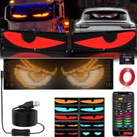 Olhos de LED Animados Programáveis para Para-Brisas de Carro e Caminhão - 10cm x 34.8cm - imagem 1
