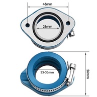 Kit 2x Adaptador Coletor Admissão Carburador Moto - PWK, PE, TM (21-34mm) - imagem 3