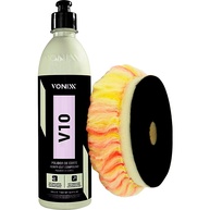 Composto Polidor V10 500ml + Boina Lã 3,5" - Vonixx Diamond | Kit Profissional para Pintura Automotiva - imagem 1