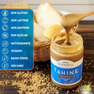 Tahine Integral 350g | 100% Natural, Vegano, Sem Glúten e Sem Lactose | Fonte de Fibras e Cálcio | Moído em Pedra – Sésamo Real - imagem 5