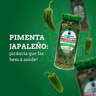 Pimenta Jalapeño Verde Fatiada Em Rodelas Conserva 350g - Fogo Mineiro - imagem 3