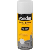 Tinta Spray Branco Fosco 350ml - Acabamento Perfeito para Projetos Criativos com Vonder - imagem 2