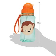 Garrafinha Infantil Macaco Colorido - Buba Animal Fun 350ml com Canudo Retrátil - imagem 3