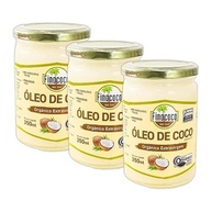 Kit 3X: Óleo de Coco Extra Virgem Orgânico Finococo 350ml - imagem 1