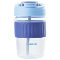Pimpolho Copo 2 em 1 Canudo e Bico 350ml Azul - Praticidade e Segurança para Bebês - imagem 2
