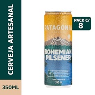 Pack de Patagonia BOH Pilsen Nacional Lata Sleek 350ML, 8 Unidades - imagem 3