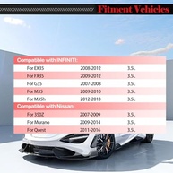 Kit 6 Injetores Combustível 16600JA10A para Infiniti G35, M35, Nissan 350Z e Murano - imagem 3