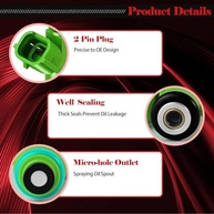 Kit 6 Injetores Combustível 16600JA10A para Infiniti G35, M35, Nissan 350Z e Murano - imagem 5