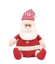 Boneco de Papai Noel ou Rena Natalina 35cm - Decoração Pelúcia Fofa para Natal - imagem 2